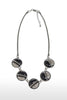 Image of Etienne Aigner Eclipse Silver 18" Two-toned Clasp collar