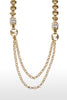 Image of Etienne Aigner Chelsea Gold 28" Double Pearl Stamp