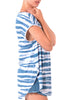 Image of Side Slit Modal Stripe Tunic